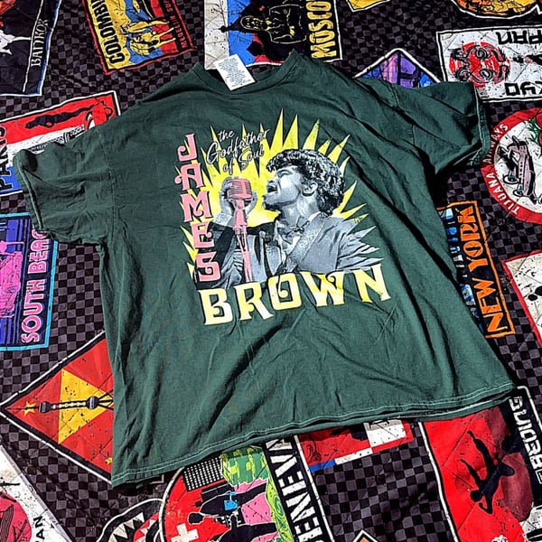 James Brown The Godfather of Soul Graphic Oversized T-Shirt