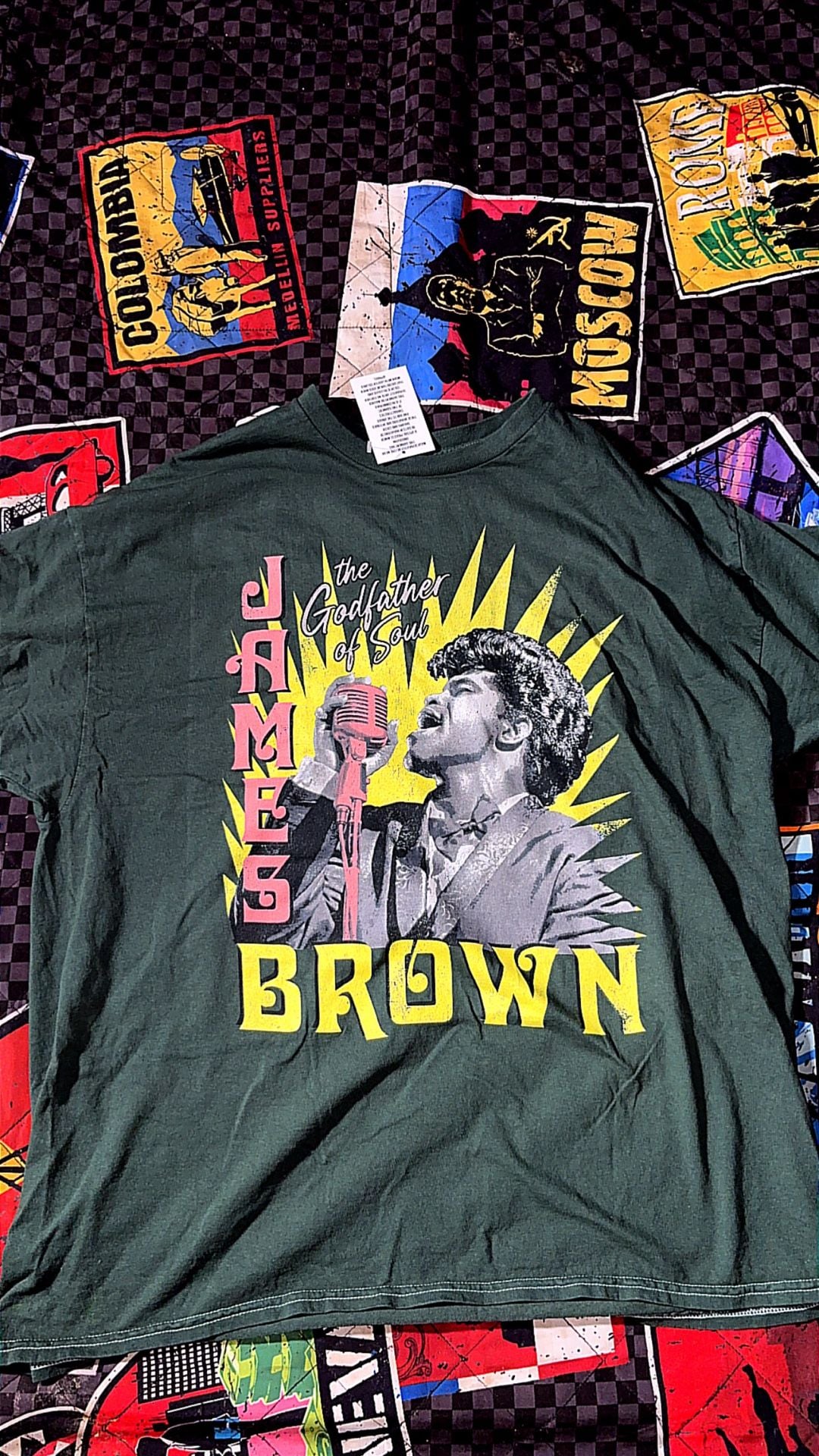 James Brown The Godfather of Soul Graphic Oversized T-Shirt 2