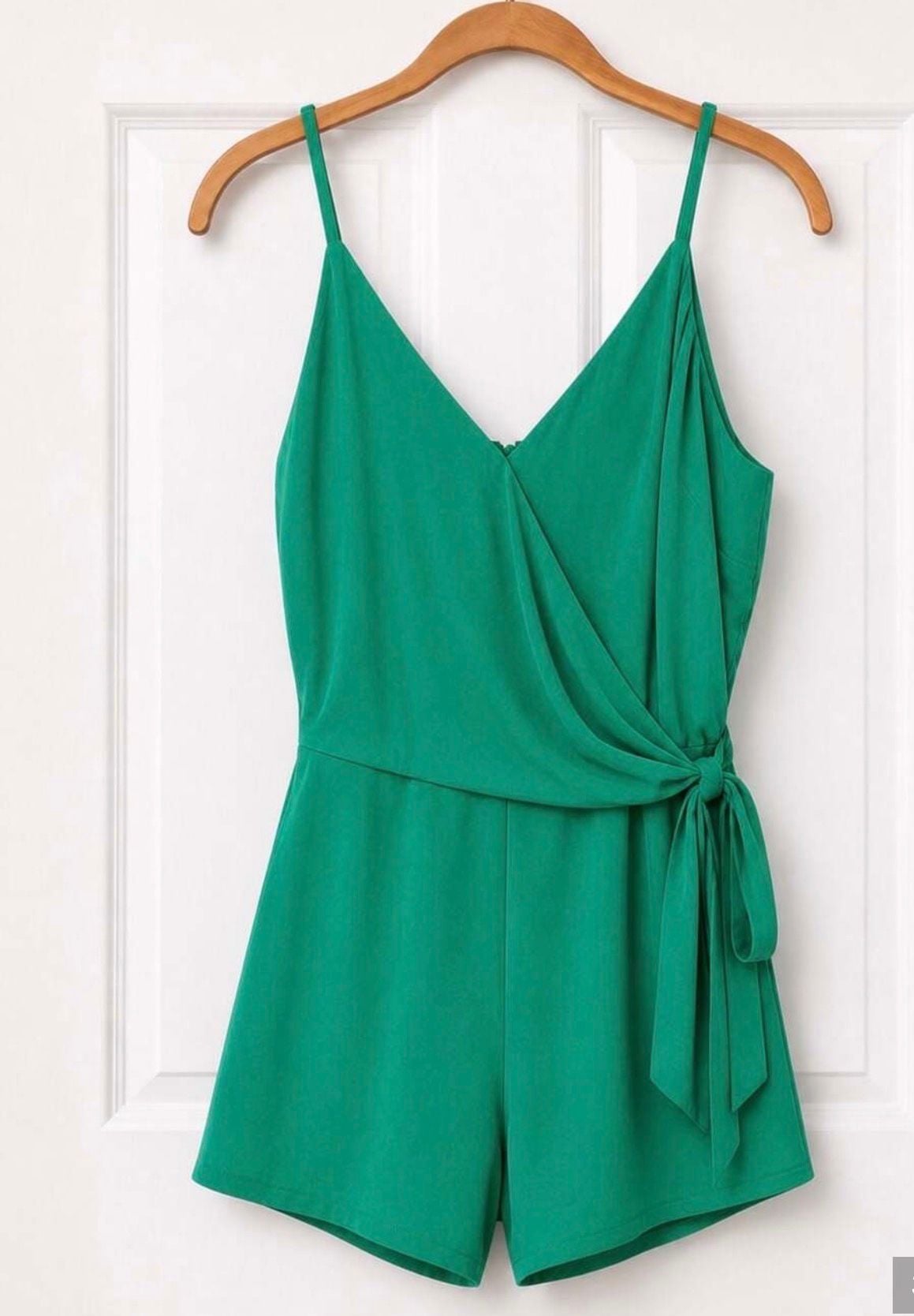 Naked Zebra Romper Bundle Women’s Medium Black & Kelly Green Wrap Tie Summer 10