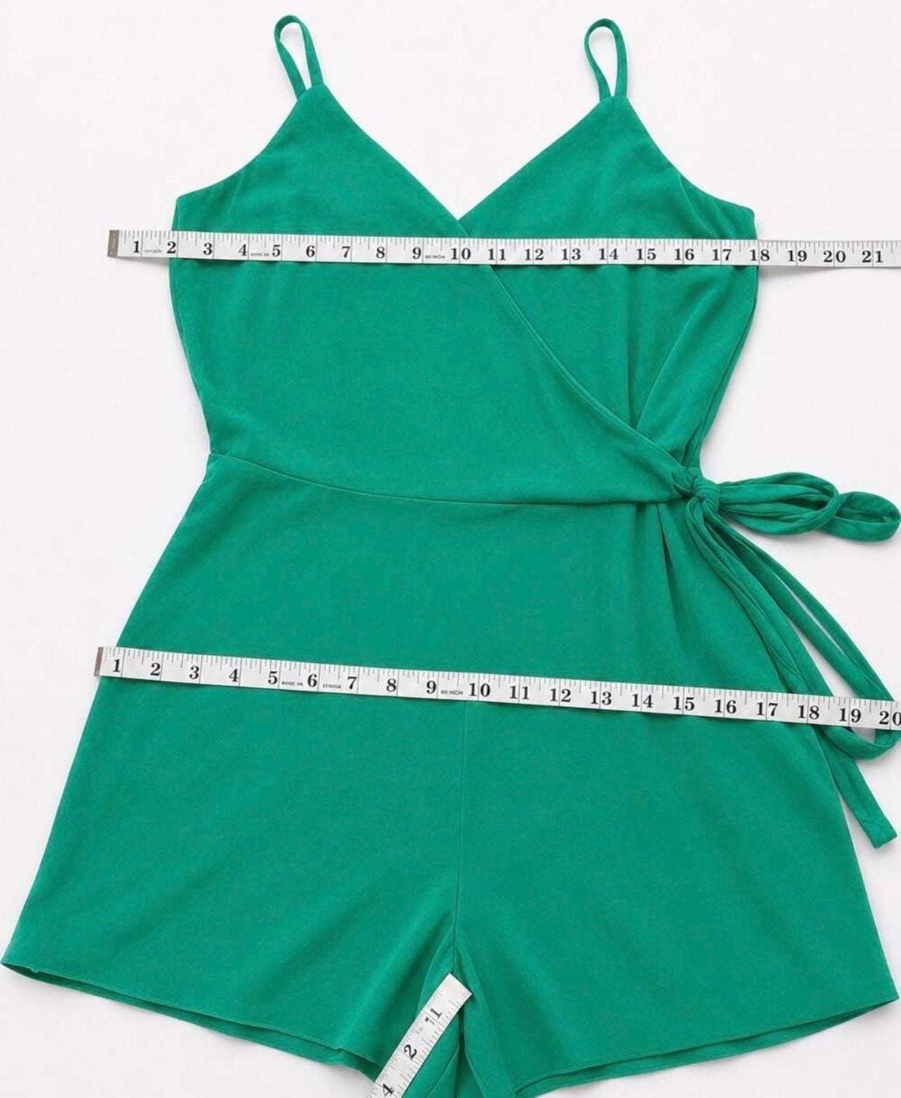 Naked Zebra Romper Bundle Women’s Medium Black & Kelly Green Wrap Tie Summer 12