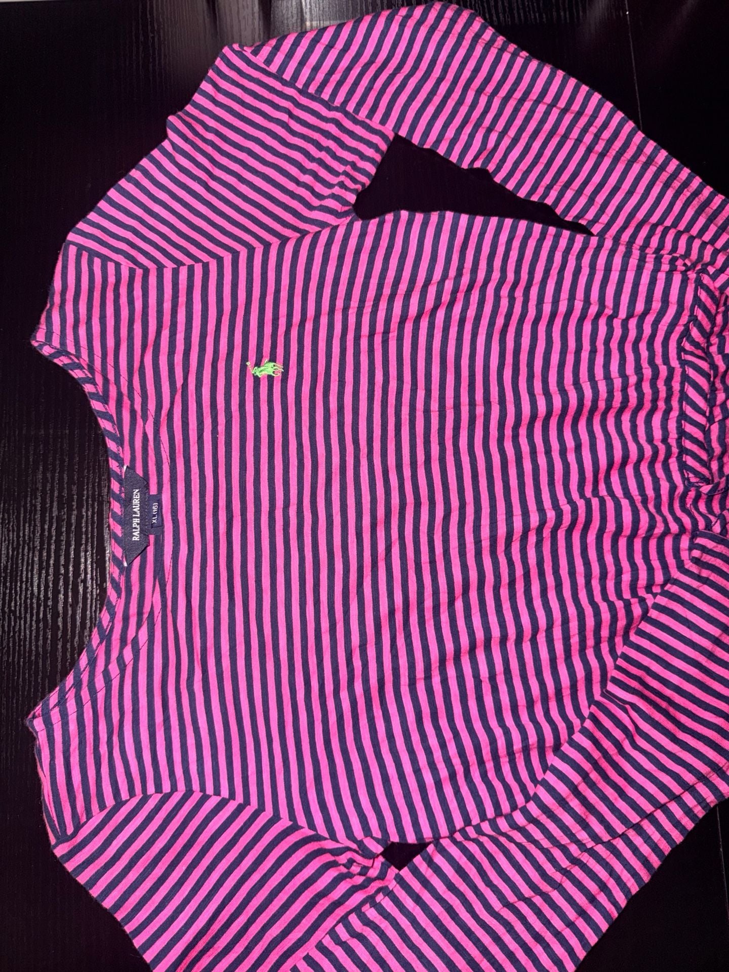 Ralph Lauren Long Sleeve Striped Drawstring Casual Dress 3