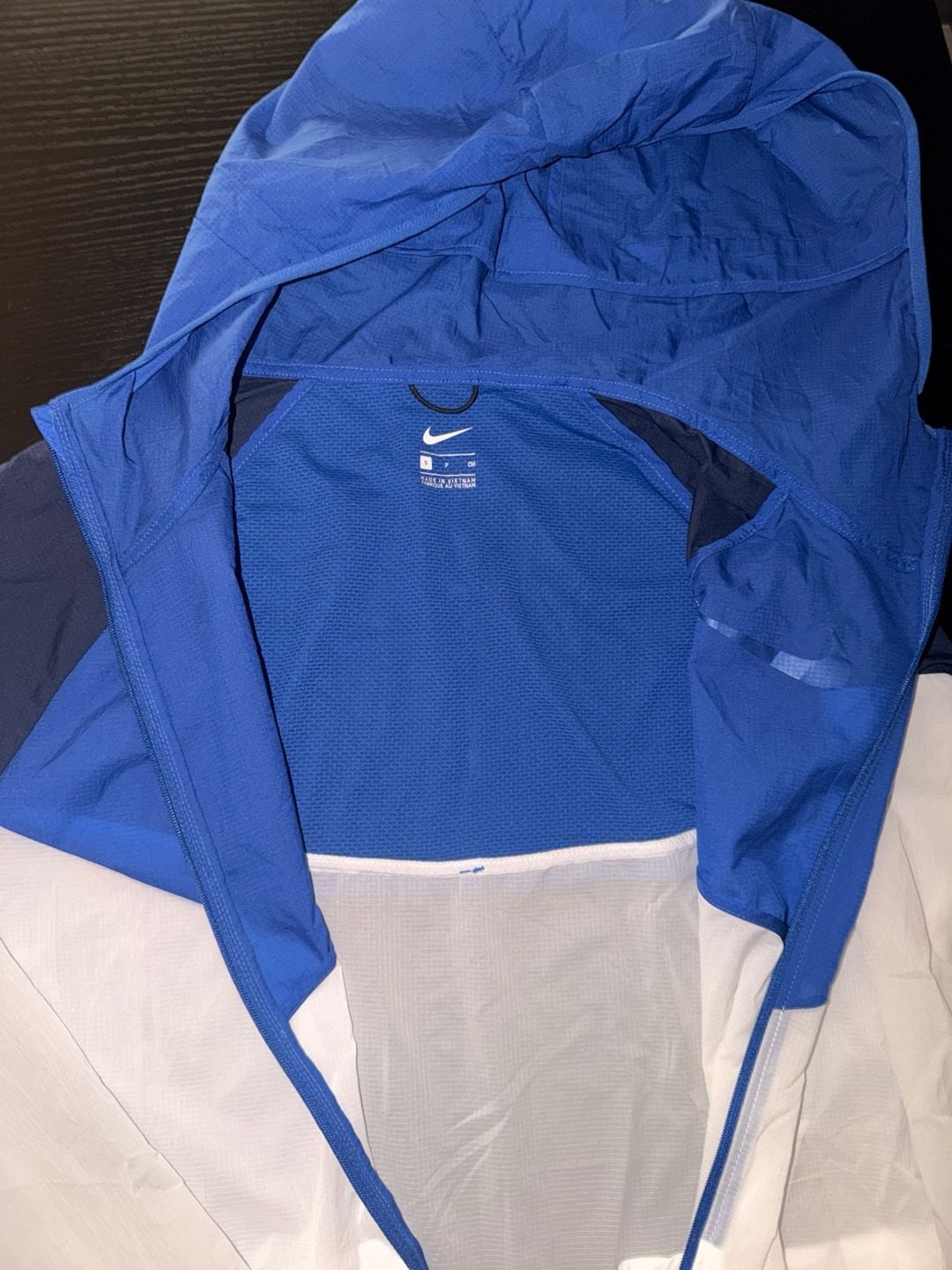 Nike Windrunner Men's Running Jacket Blue/White AR0257-100 4