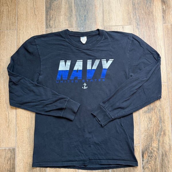 United States Navy Long Sleeve Graphic Tee Adult M