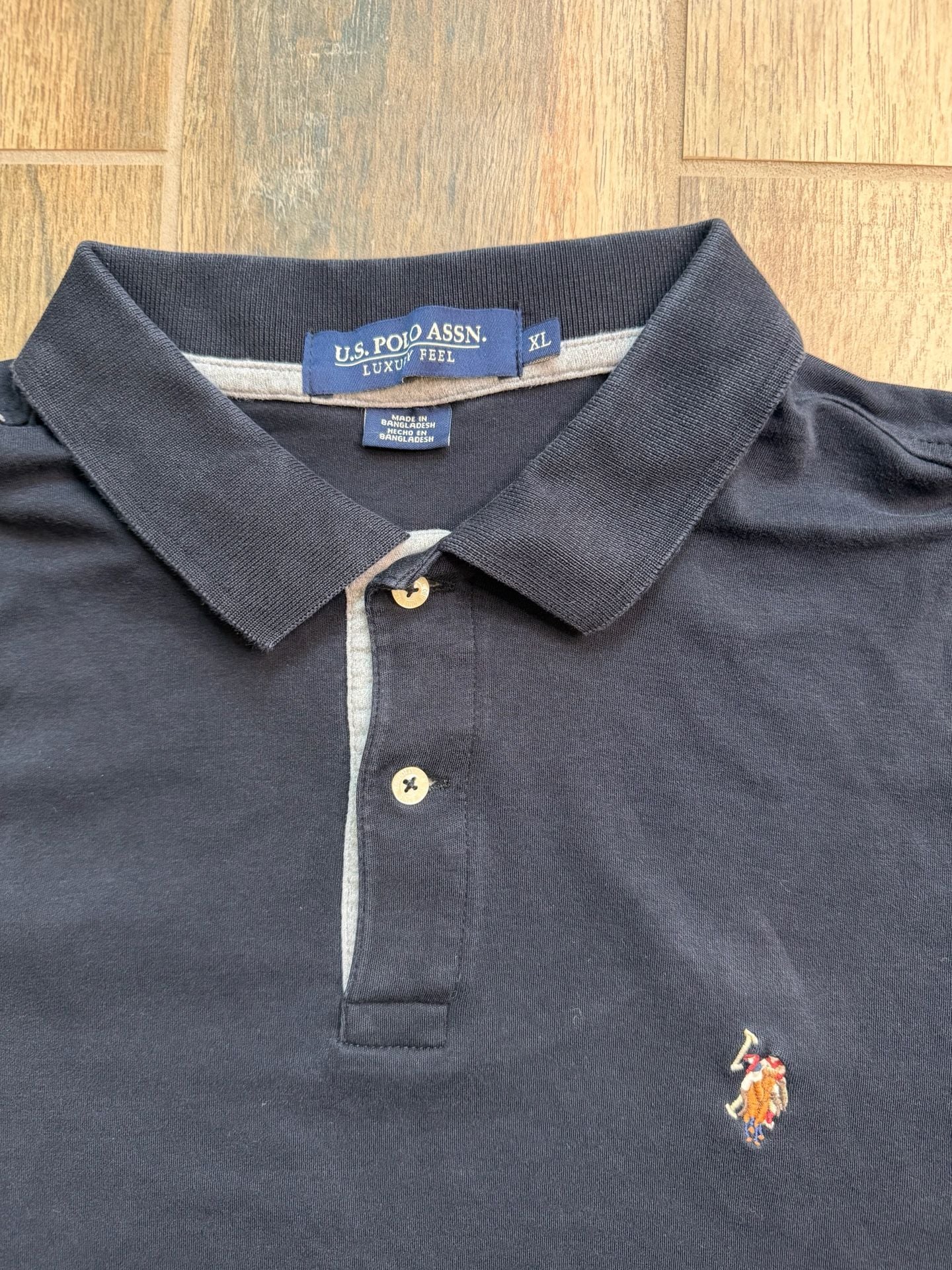 U.S. Polo Assn. Men's Luxury Feel Short Sleeve Polo Shirt Black Adult XL 3