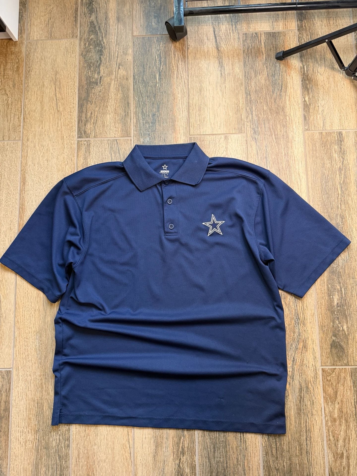 Dallas Cowboys Authentic Apparel Performance Polo Shirt Navy Blue 2