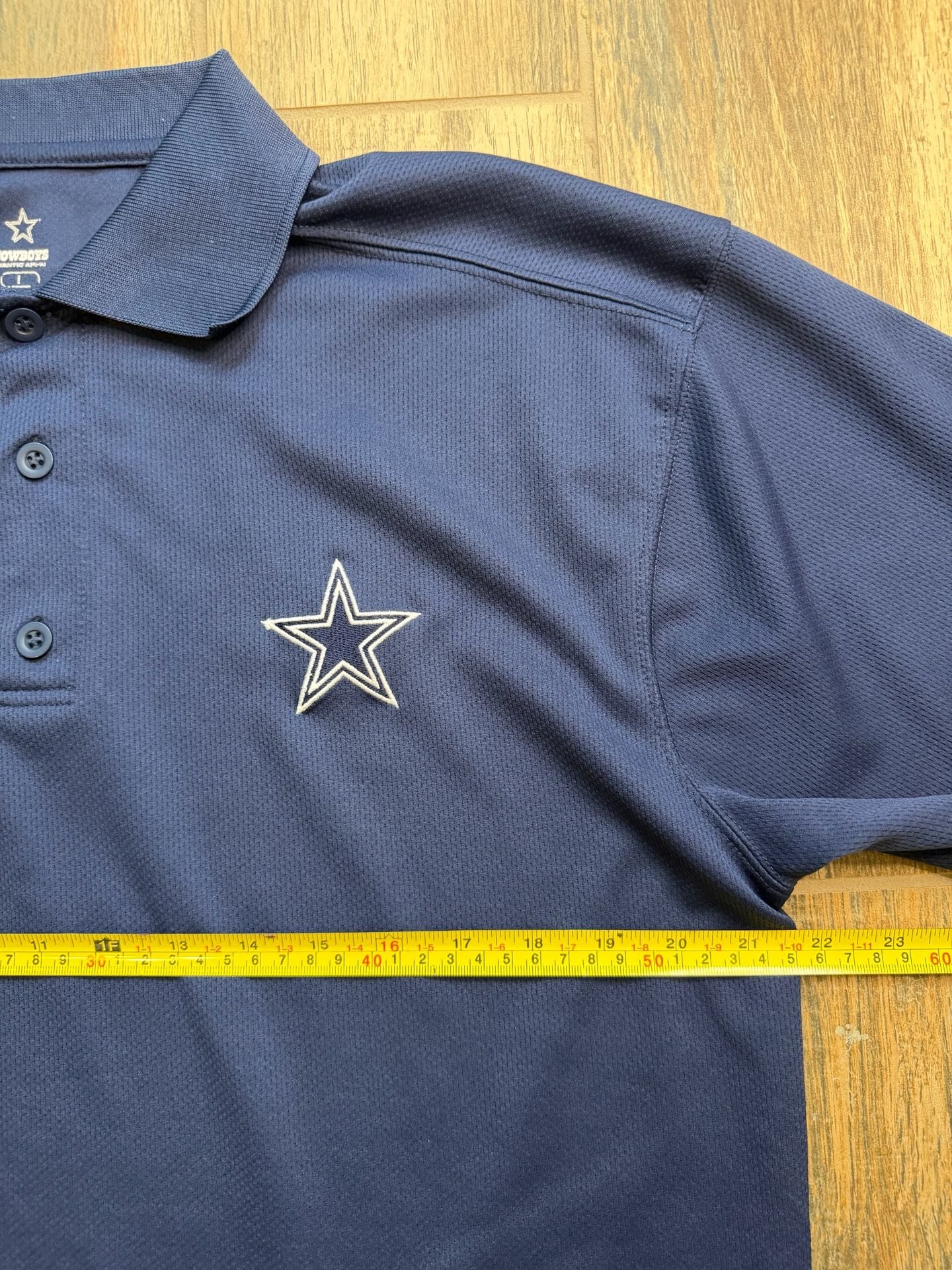 Dallas Cowboys Authentic Apparel Performance Polo Shirt Navy Blue 4
