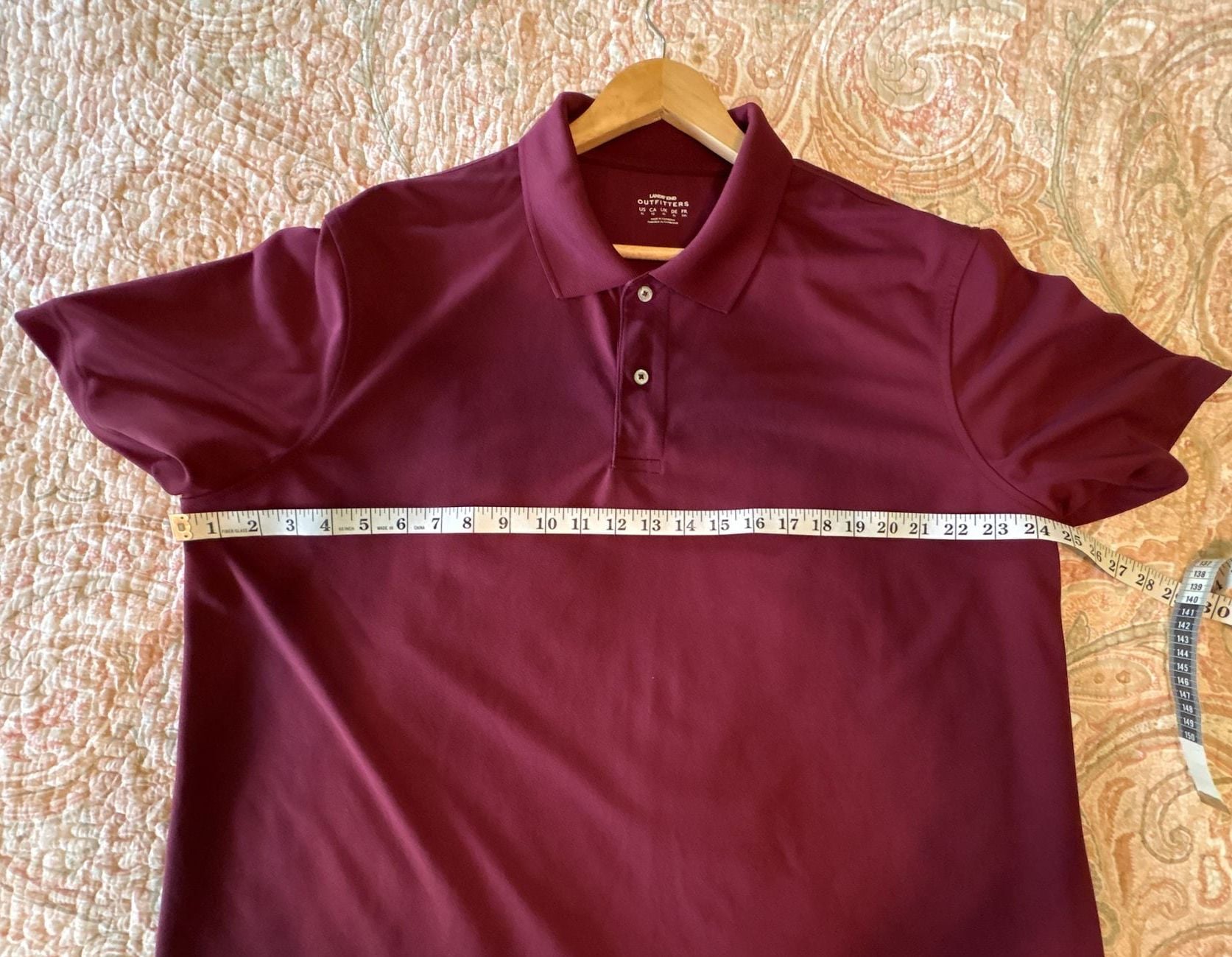 EUC Lands' End Outfitters Men's Solid Short Sleeve Performance Polo Shirt, XL 8