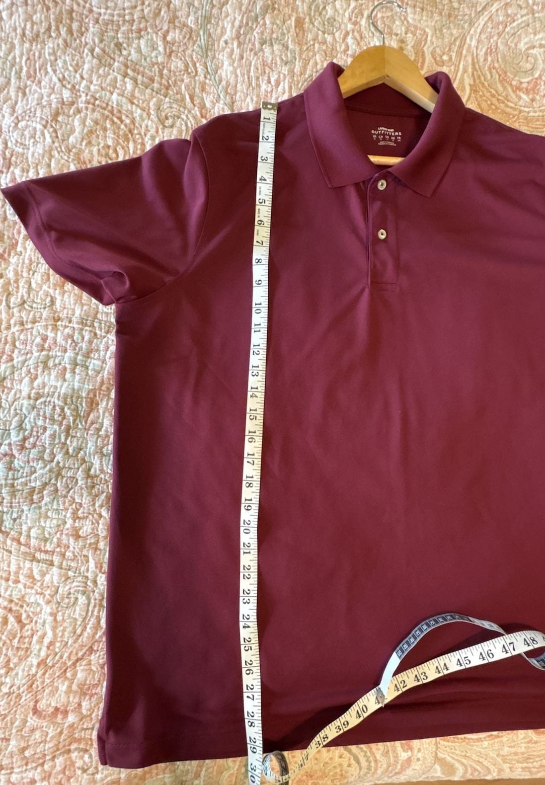 EUC Lands' End Outfitters Men's Solid Short Sleeve Performance Polo Shirt, XL 9