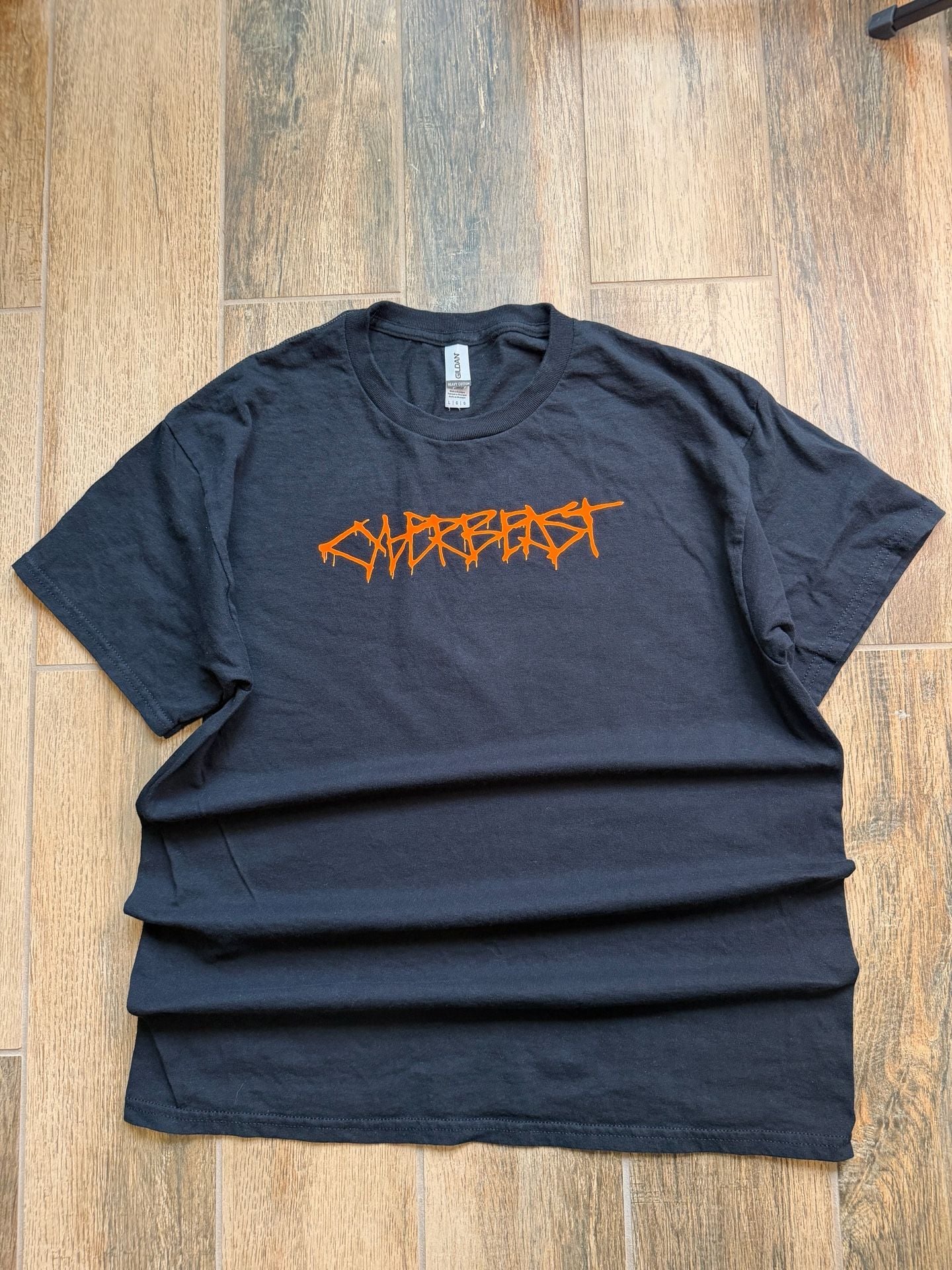 Tesla Cyberbeast Graphic Heavy Cotton T-Shirt Adult L 2