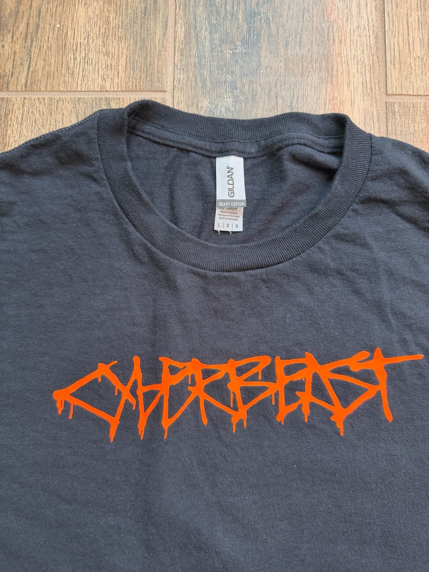 Tesla Cyberbeast Graphic Heavy Cotton T-Shirt Adult L 3