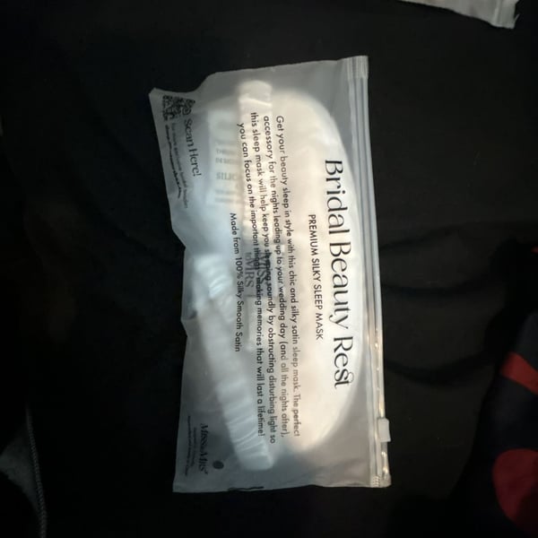 Miss&Mrs Bridal Beauty Rest Premium Silky Sleep Mask