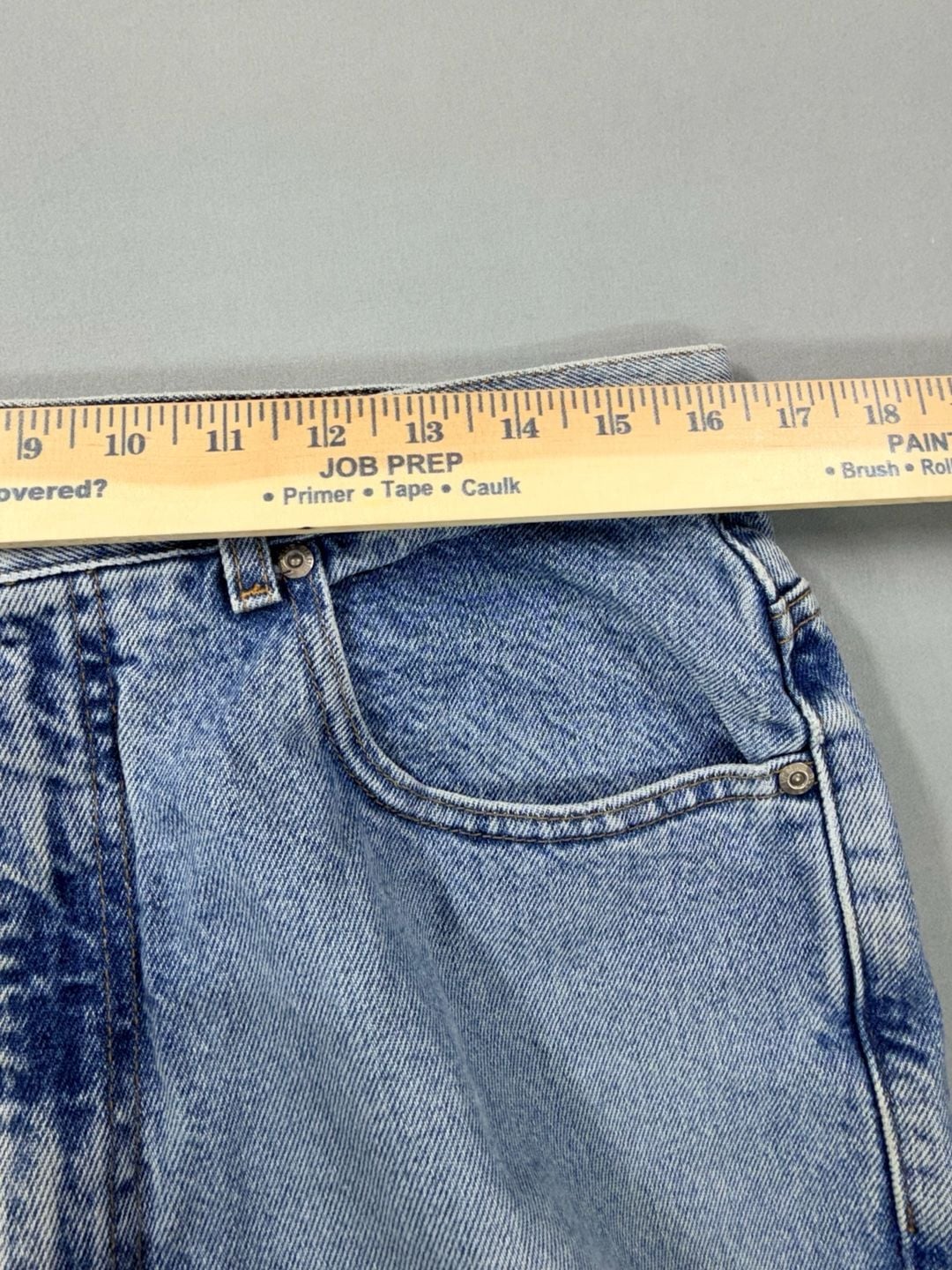Avenue Blues Vintage High-Waisted Straight-Leg Jeans w/ Floral Embroidery Sz 14 9