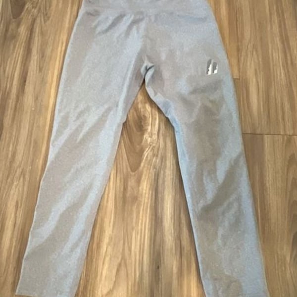 hyprMV Women's Grey High-Waisted Athletic Leggings