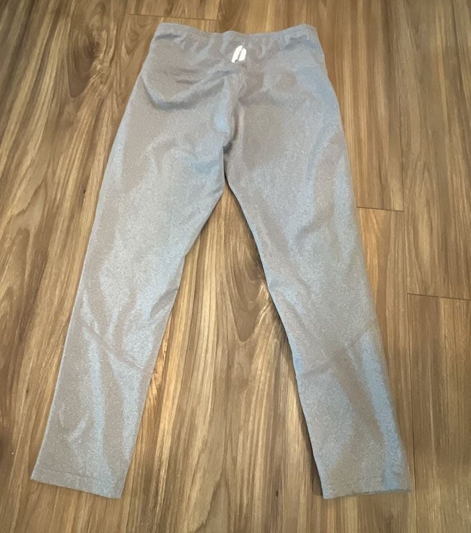 hyprMV Women's Grey High-Waisted Athletic Leggings 3