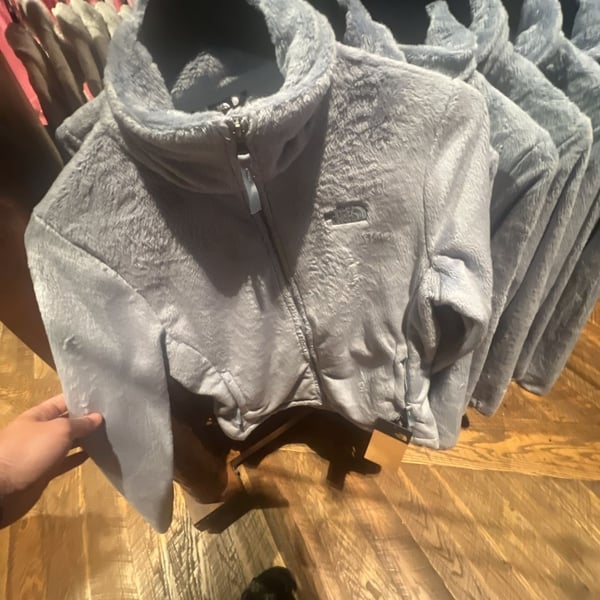 The North Face Women's Circular Design Fuzzy Fleece Full Zip Jacket