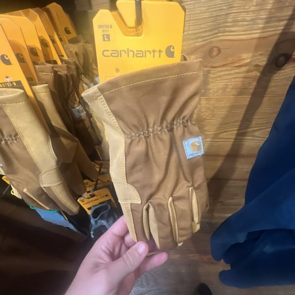 Carhartt Men's DW0793-M Insulated Synthetic Leather Knit Cuff Work Gloves