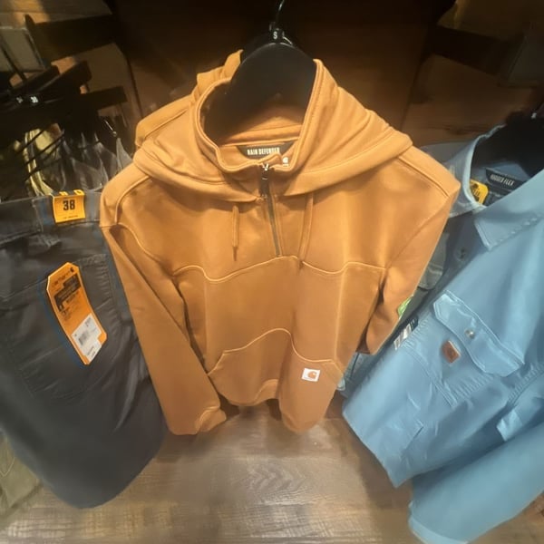 Carhartt Rain Defender Loose Fit Heavyweight Quarter-Zip Hoodie