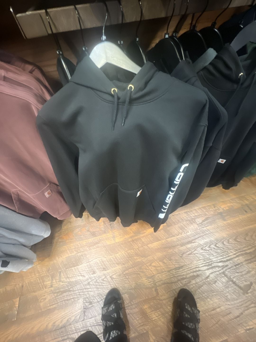 Carhartt Loose Fit Midweight Logo Sleeve Graphic Pullover Hoodie 1