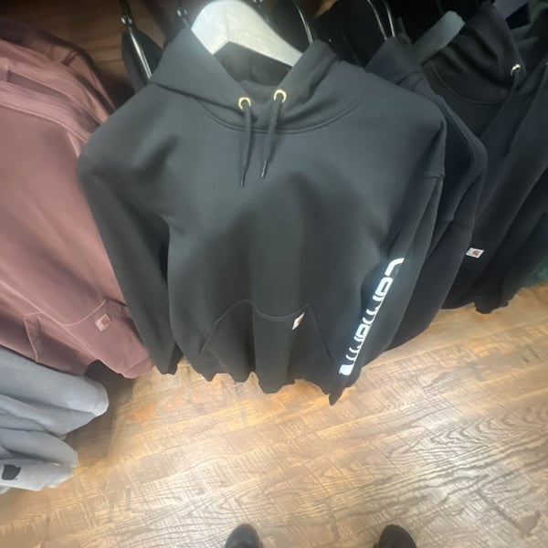 Carhartt Loose Fit Midweight Logo Sleeve Graphic Pullover Hoodie