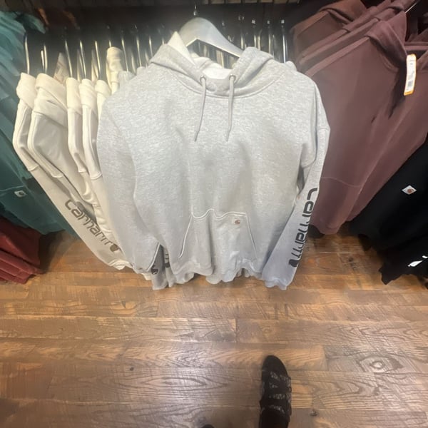 Carhartt Loose Fit Logo Sleeve Pullover Hoodie