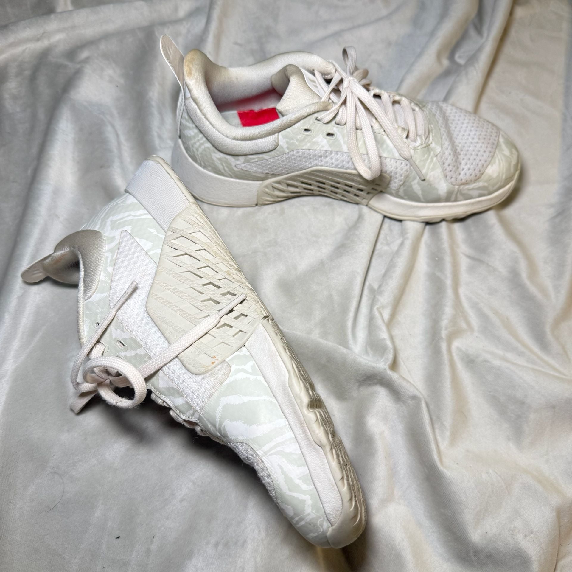 Adidas Dropset 2 Women's Training Shoes, Chalk White/Alumina 5
