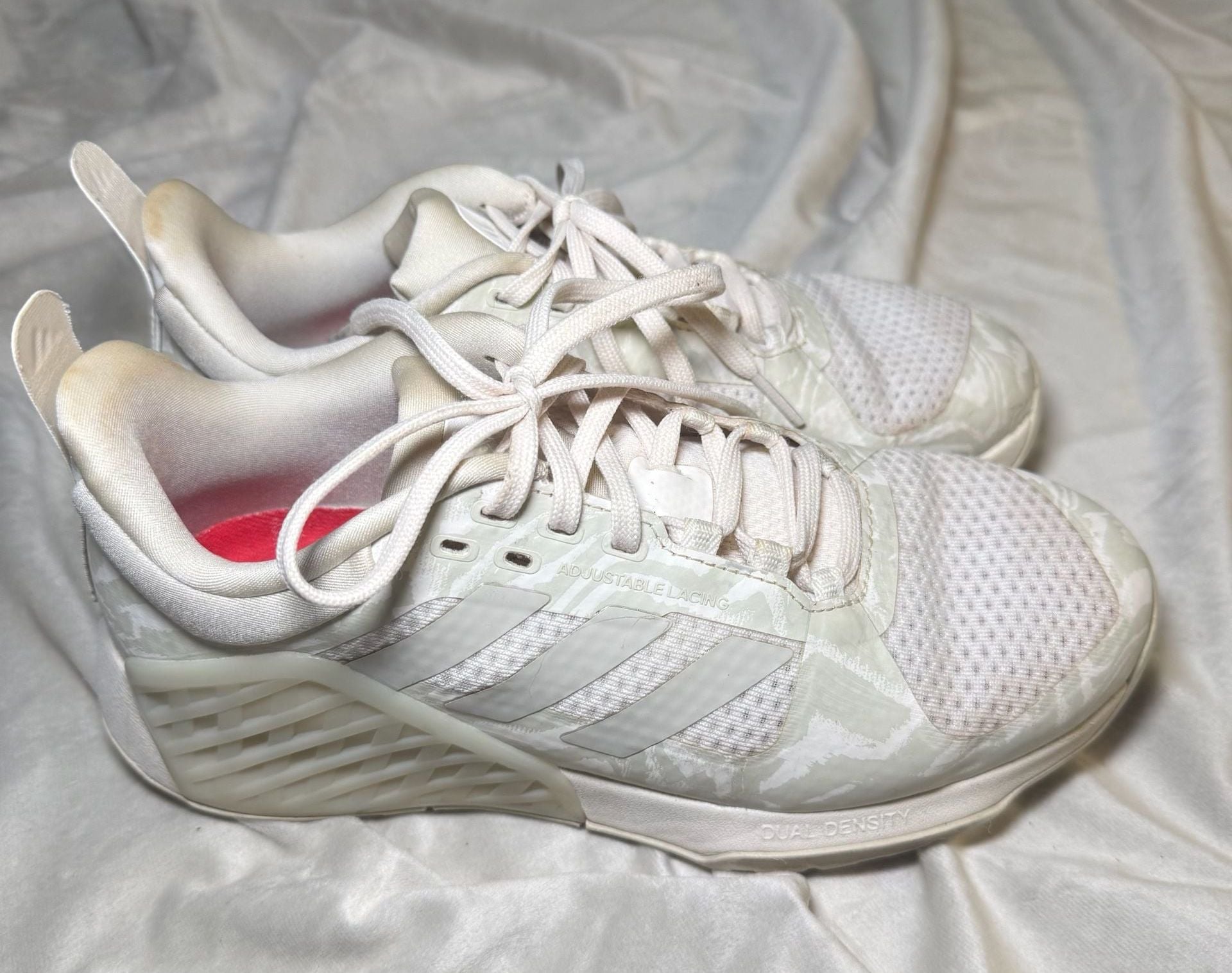 Adidas Dropset 2 Women's Training Shoes, Chalk White/Alumina 2