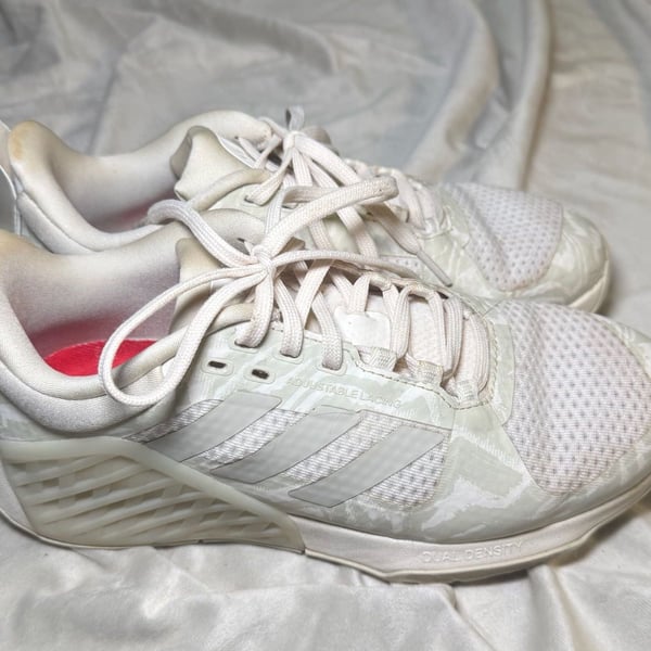 Adidas Dropset 2 Women's Training Shoes, Chalk White/Alumina