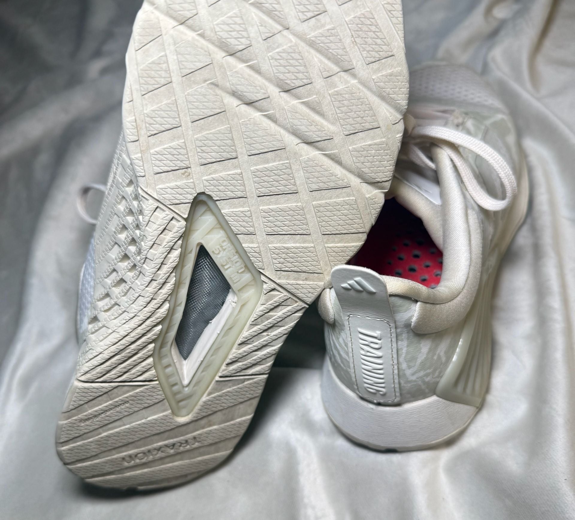 Adidas Dropset 2 Women's Training Shoes, Chalk White/Alumina 8