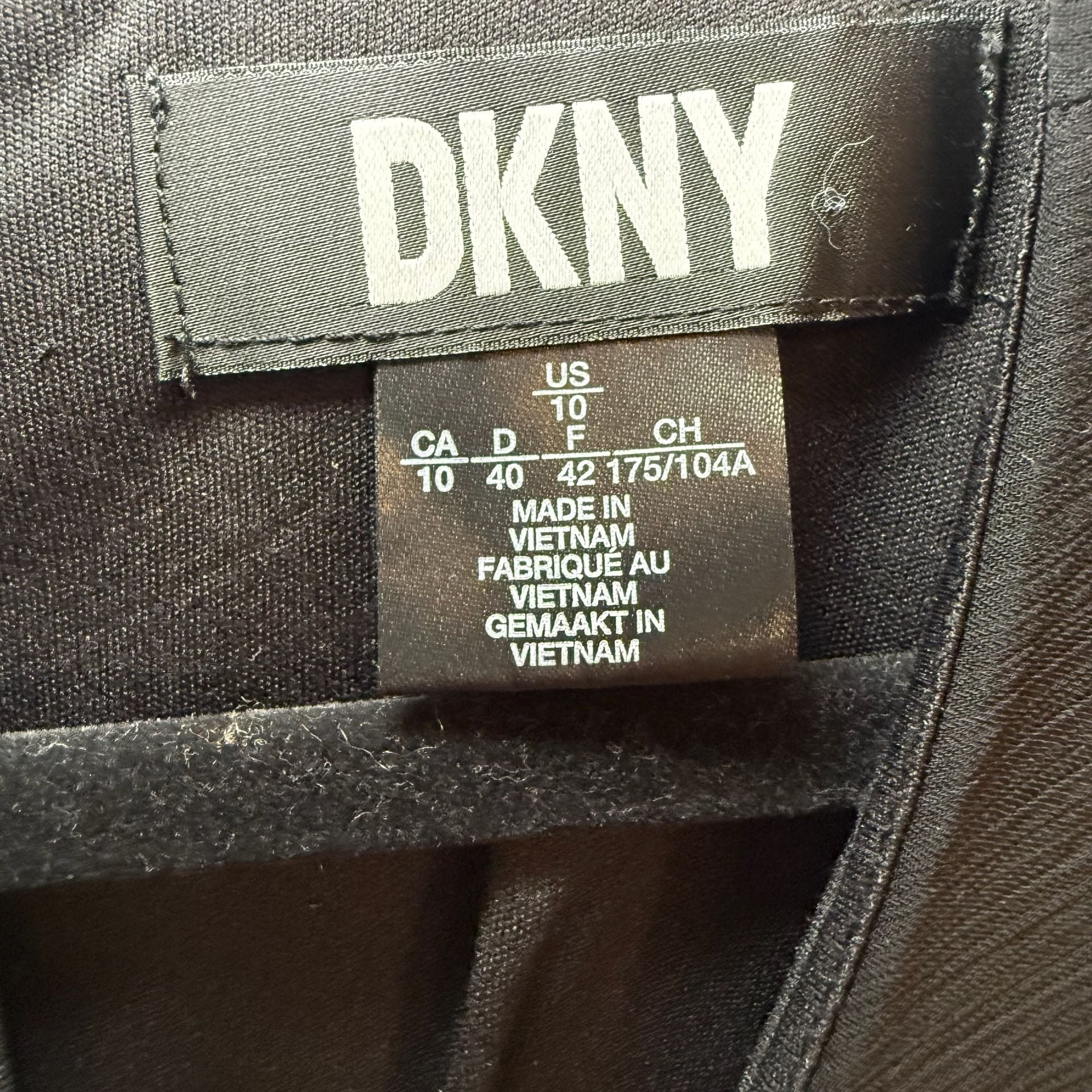DKNY Black & White Ombre Cap Sleeve Midi Dress. Evening Dress. 4