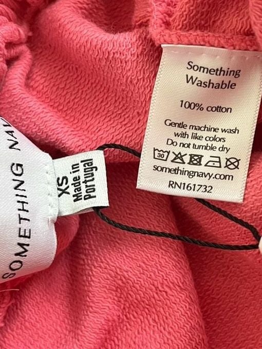 Something Navy Women's Pink Drawstring Sweatpants 8