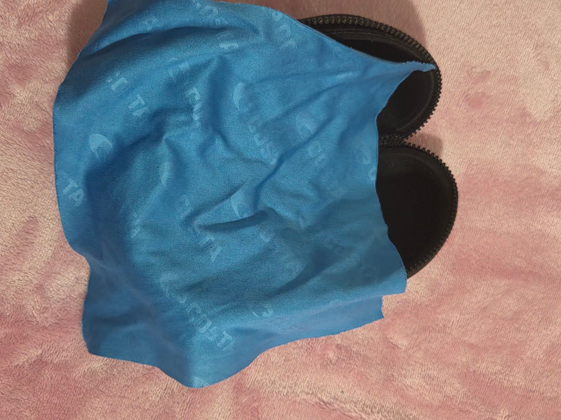 Costa Del Mar Black Zippered Hard Clamshell Sunglasses Case with Blue Logo 8