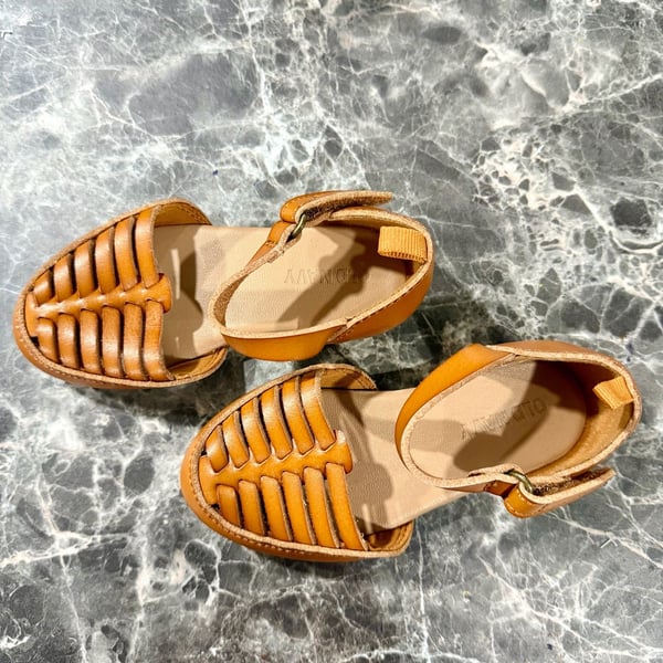 Old Navy Faux-Leather Huarache Ballet Flats for Toddler Girls