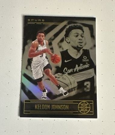 2020-21 Panini Illusions Bronze Keldon Johnson San Antonio Spurs #6 1