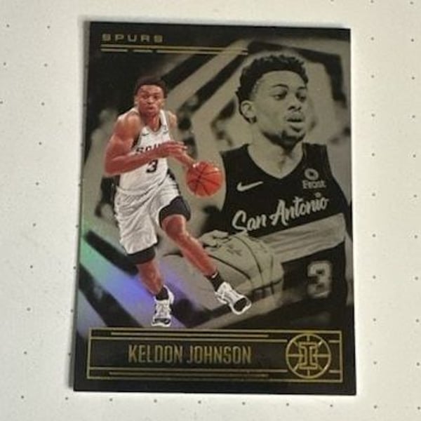 2020-21 Panini Illusions Bronze Keldon Johnson San Antonio Spurs #6