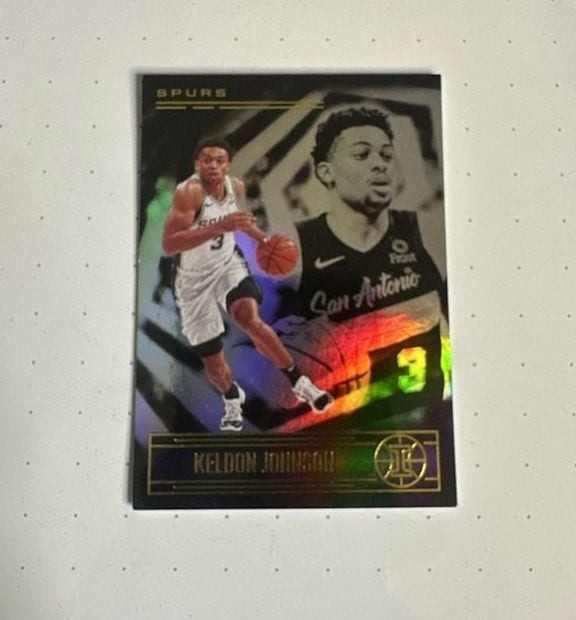 2020-21 Panini Illusions Bronze Keldon Johnson San Antonio Spurs #6 3