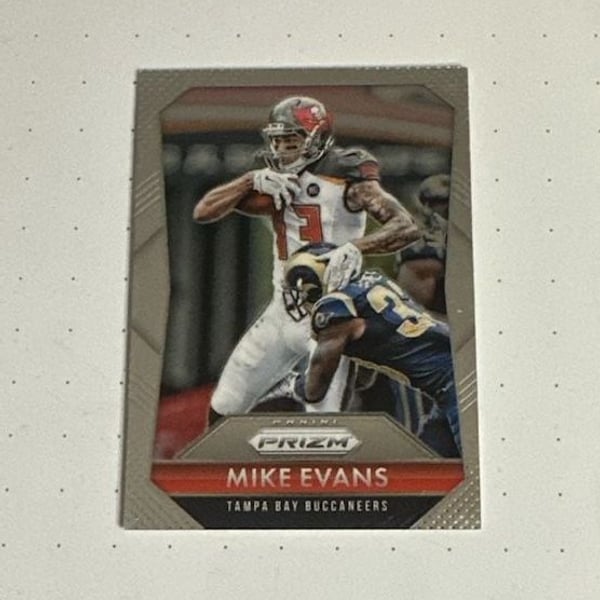 2015 Panini Prizm Mike Evans #195 Tampa Bay Buccaneers Football Card