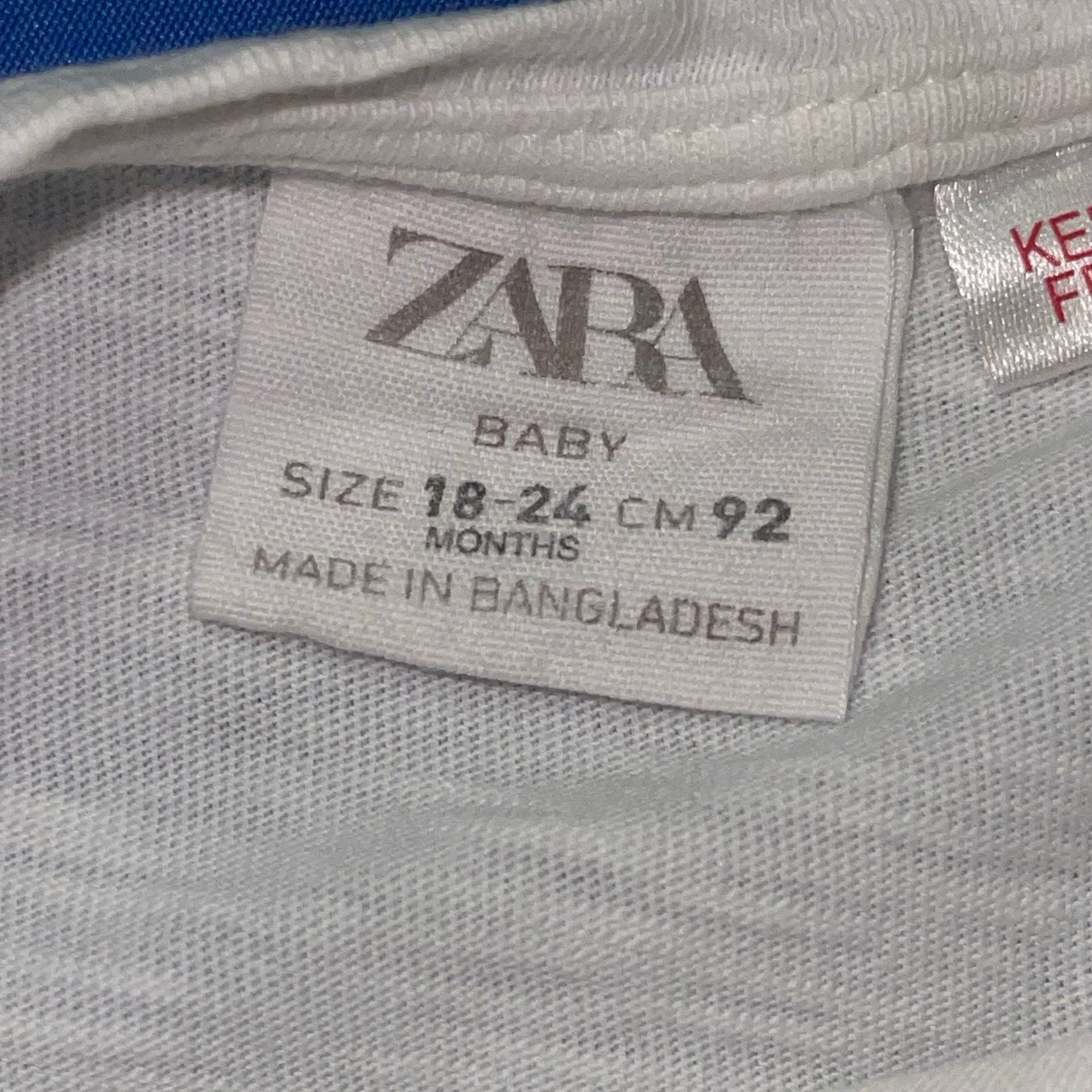 18 24 Zara Baby Watermelon Embroidered T-Shirt and Woven Skort Set 3