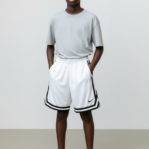 Nike Dri-FIT DNA Boys' Basketball Shorts White/Black