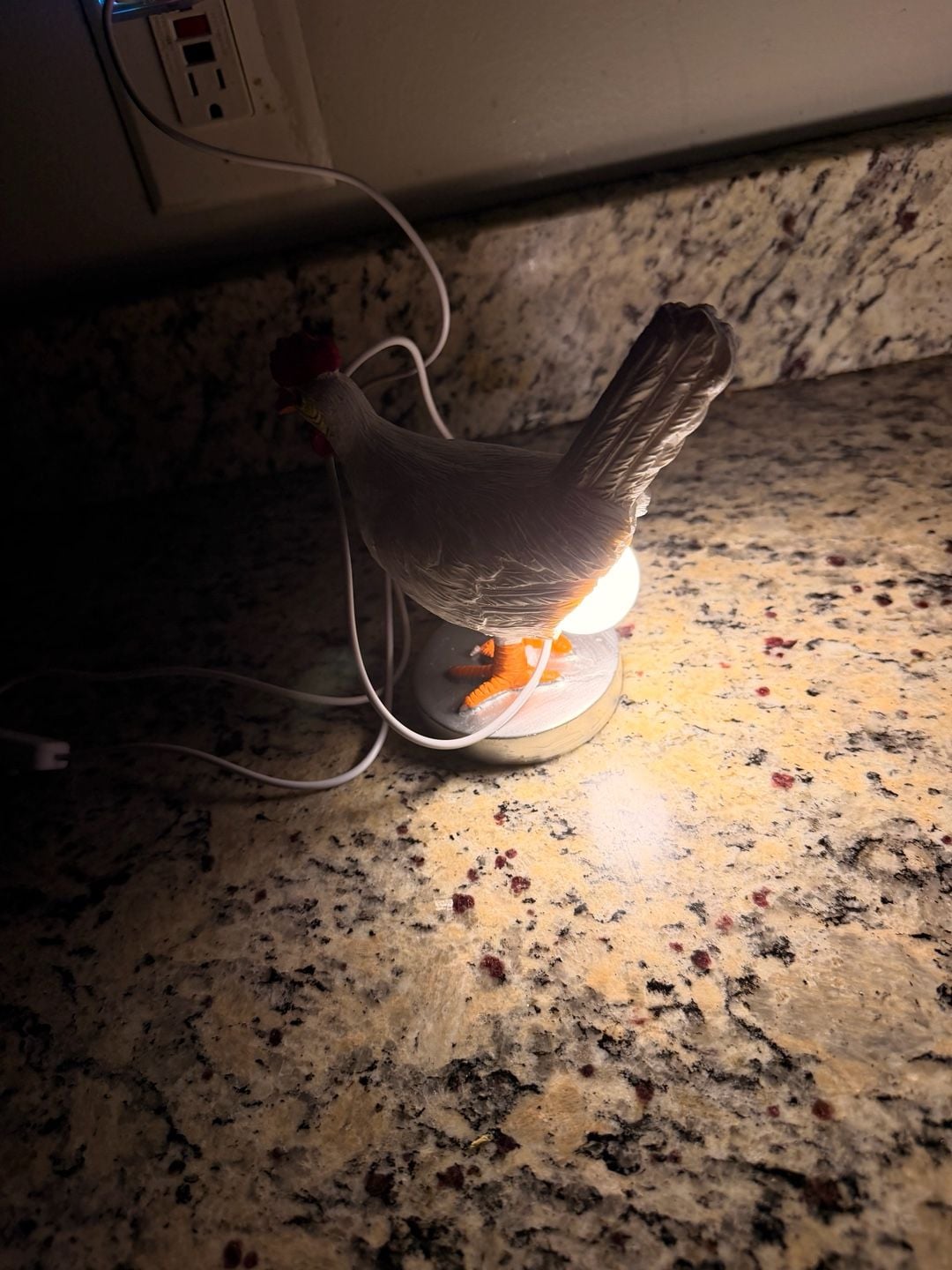 Chicken Egg Lamp USB Funny Animal Night Light Decoration Table Lamp 5