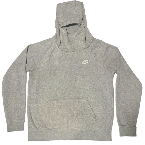 Nike Sportswear Essential Fleece Funnel-Neck Hoodie, Grey