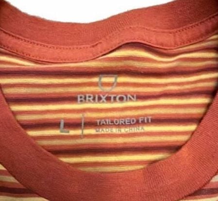 Brixton Tailored Fit Striped T-Shirt 3