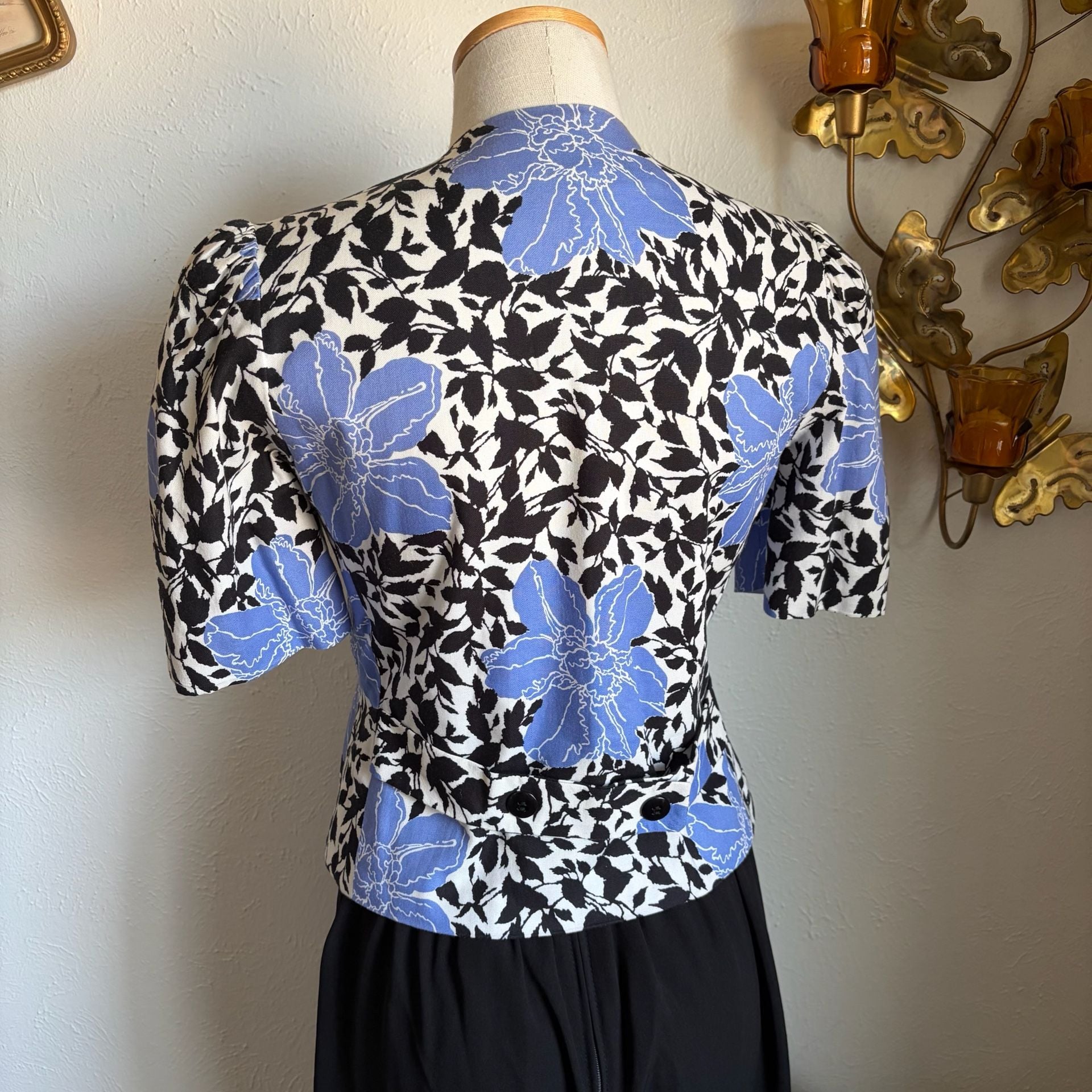 Givenchy Sport Signature Collection Vintage Floral Print Button Front Set 4