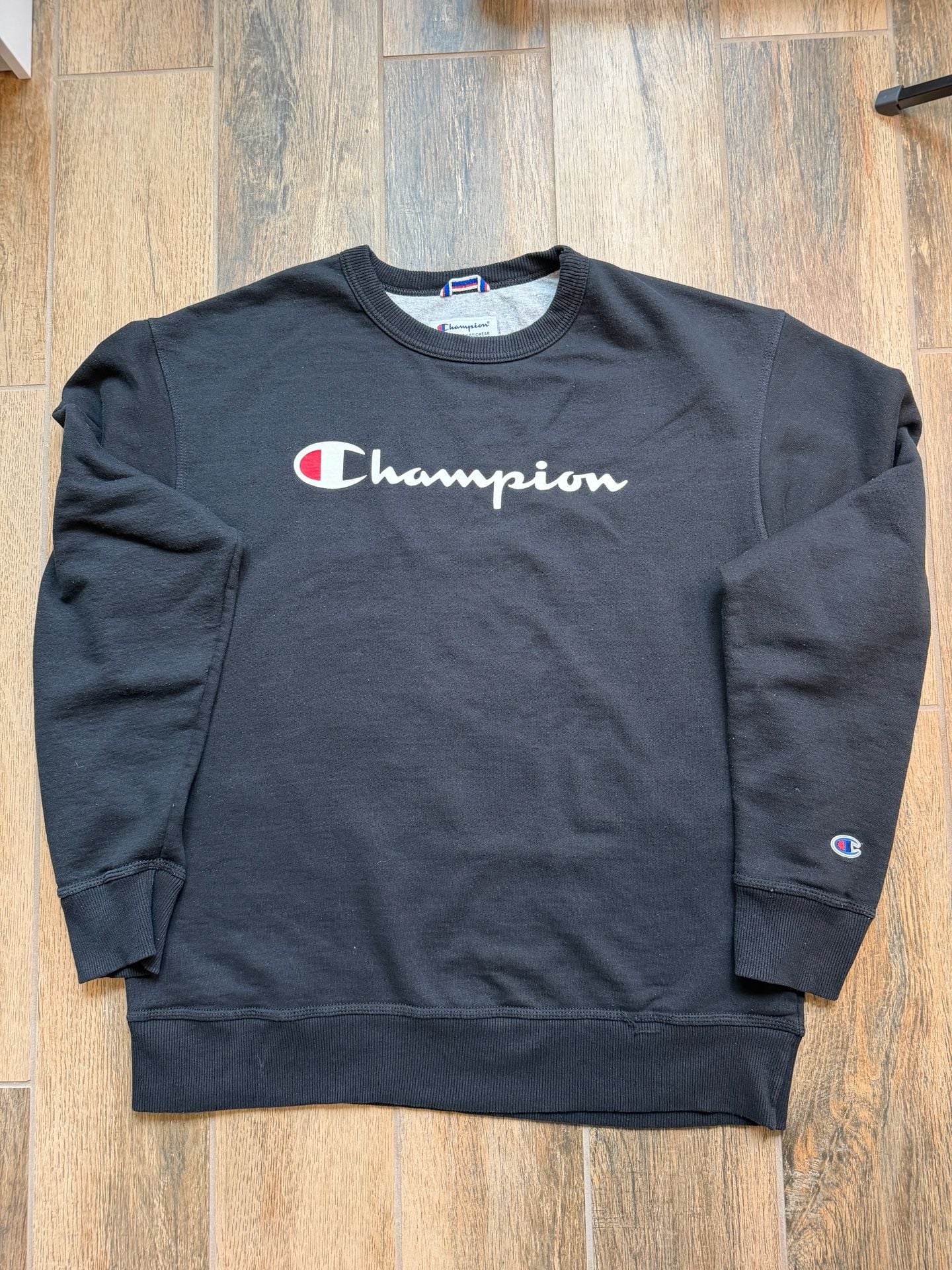 Champion Authentic Athleticwear Black Crewneck Sweatshirt 2