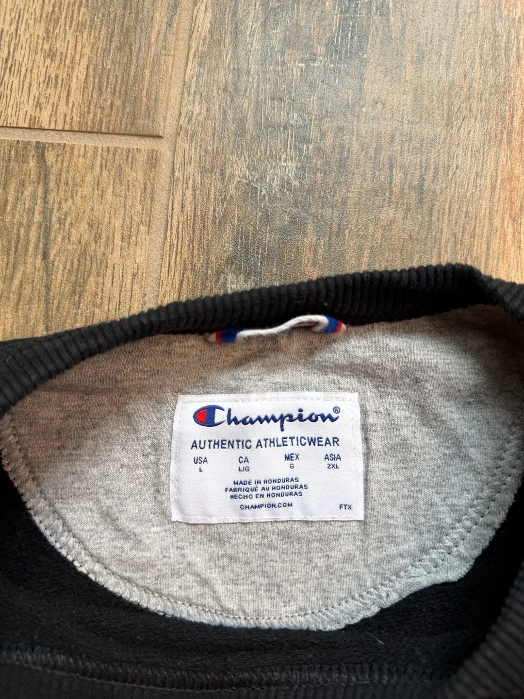Champion Authentic Athleticwear Black Crewneck Sweatshirt 3
