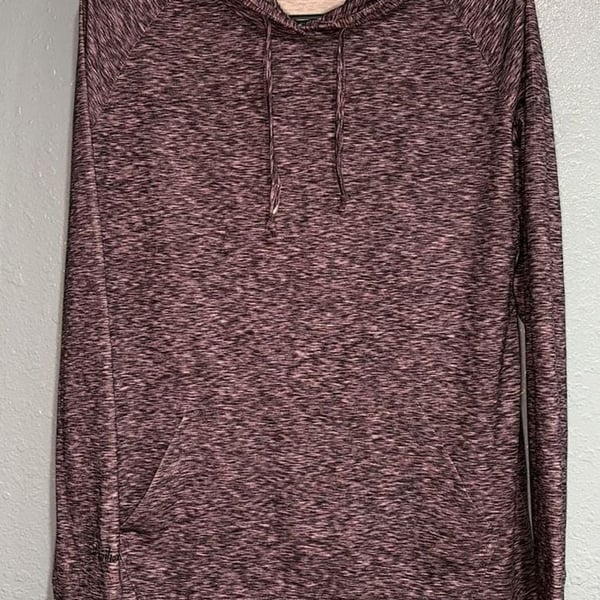 Huntworth Women's Space-Dye Performance Pullover Hoodie with Split Back Detail