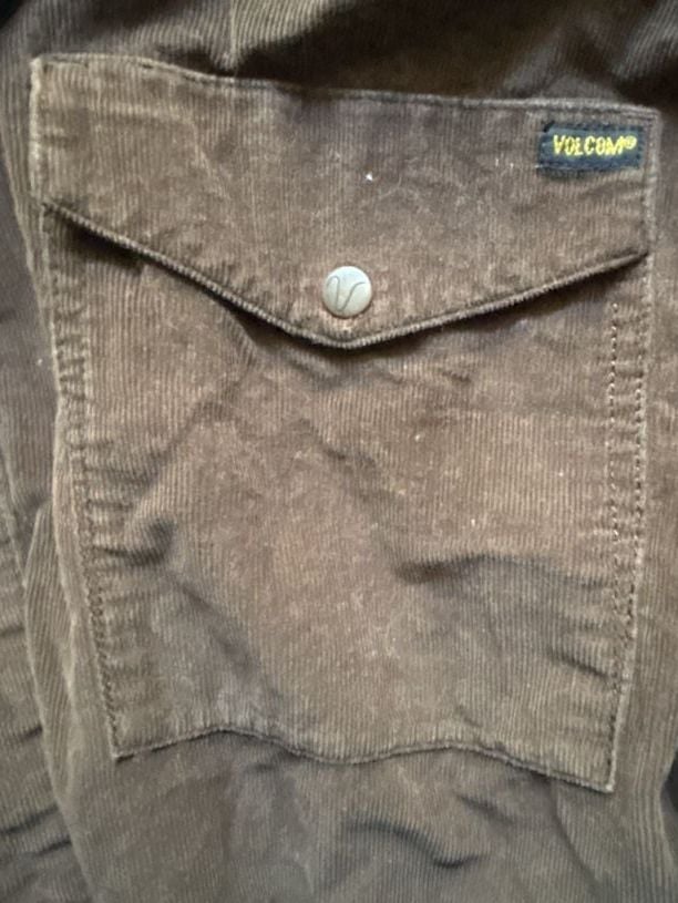 Volcom Workwear Corduroy Long Sleeve Button-Down Shirt 3