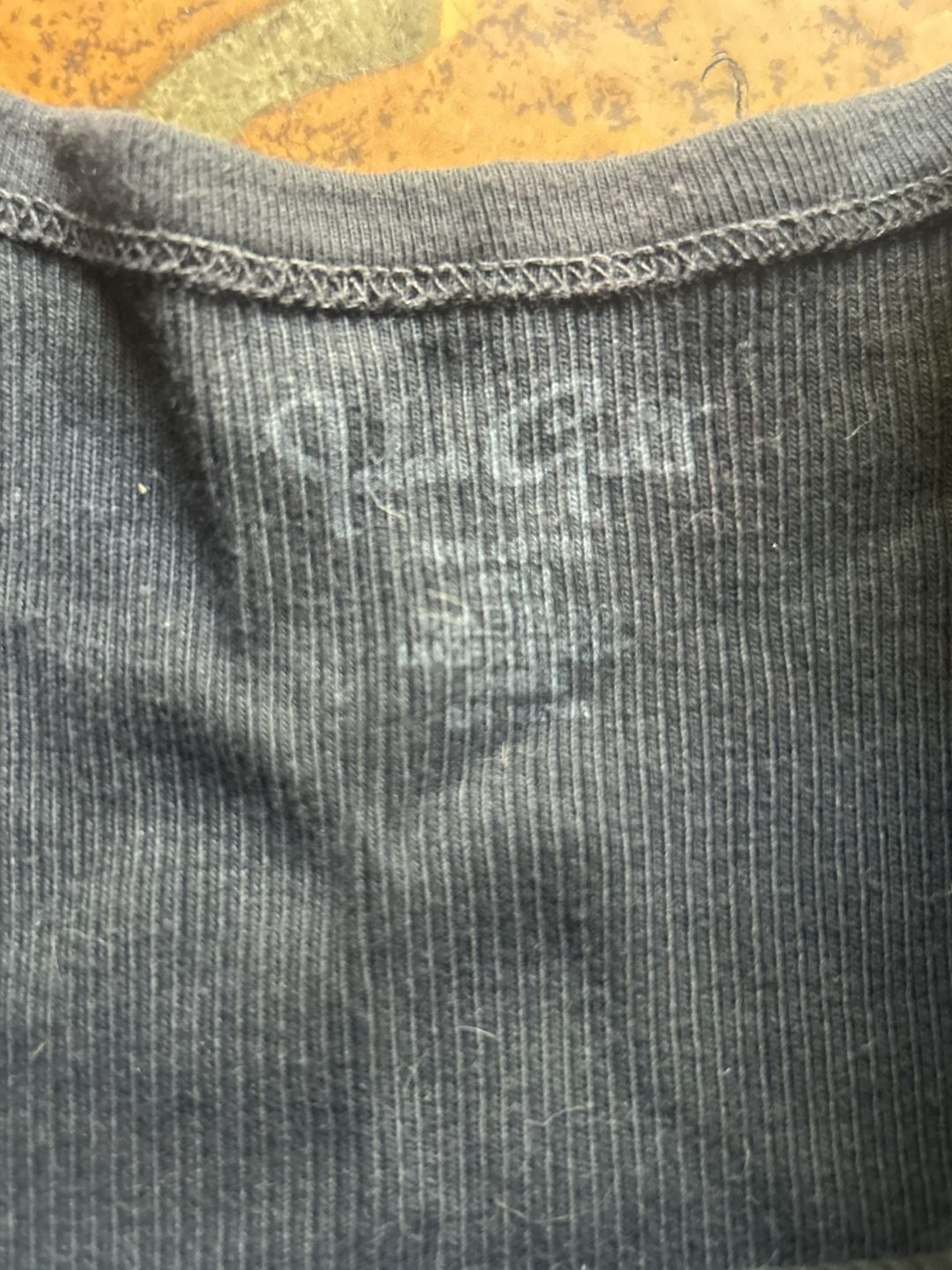 John Galt Brandy Melville Ribbed Tank Top with Skull Wing Graphic 4