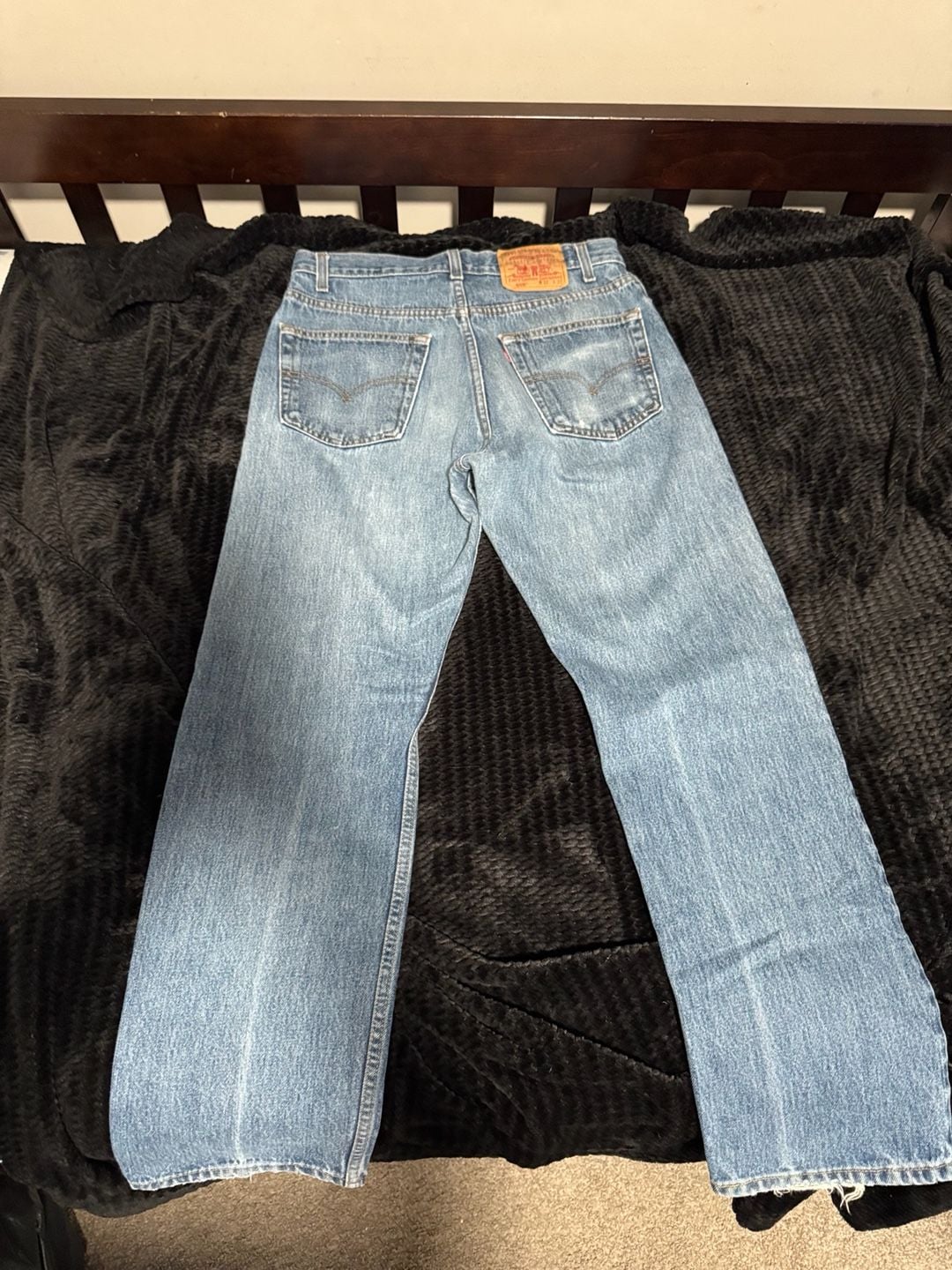 Levi's 505 Regular Fit Straight Leg Jeans, Light Wash, Size 32x30 3