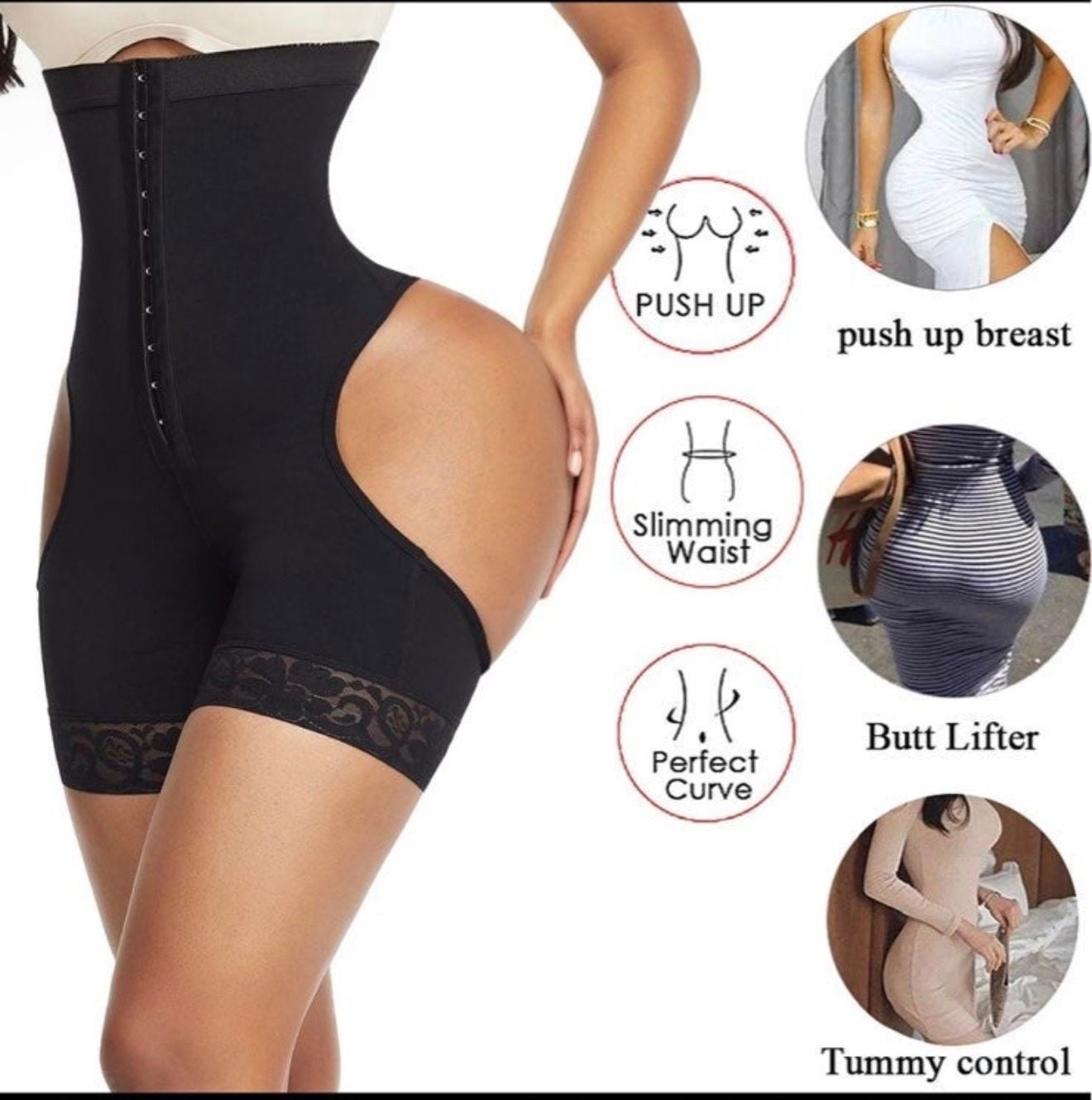 Elegant Hip & Butt Enhancer and Tummy Control Shaper, 3