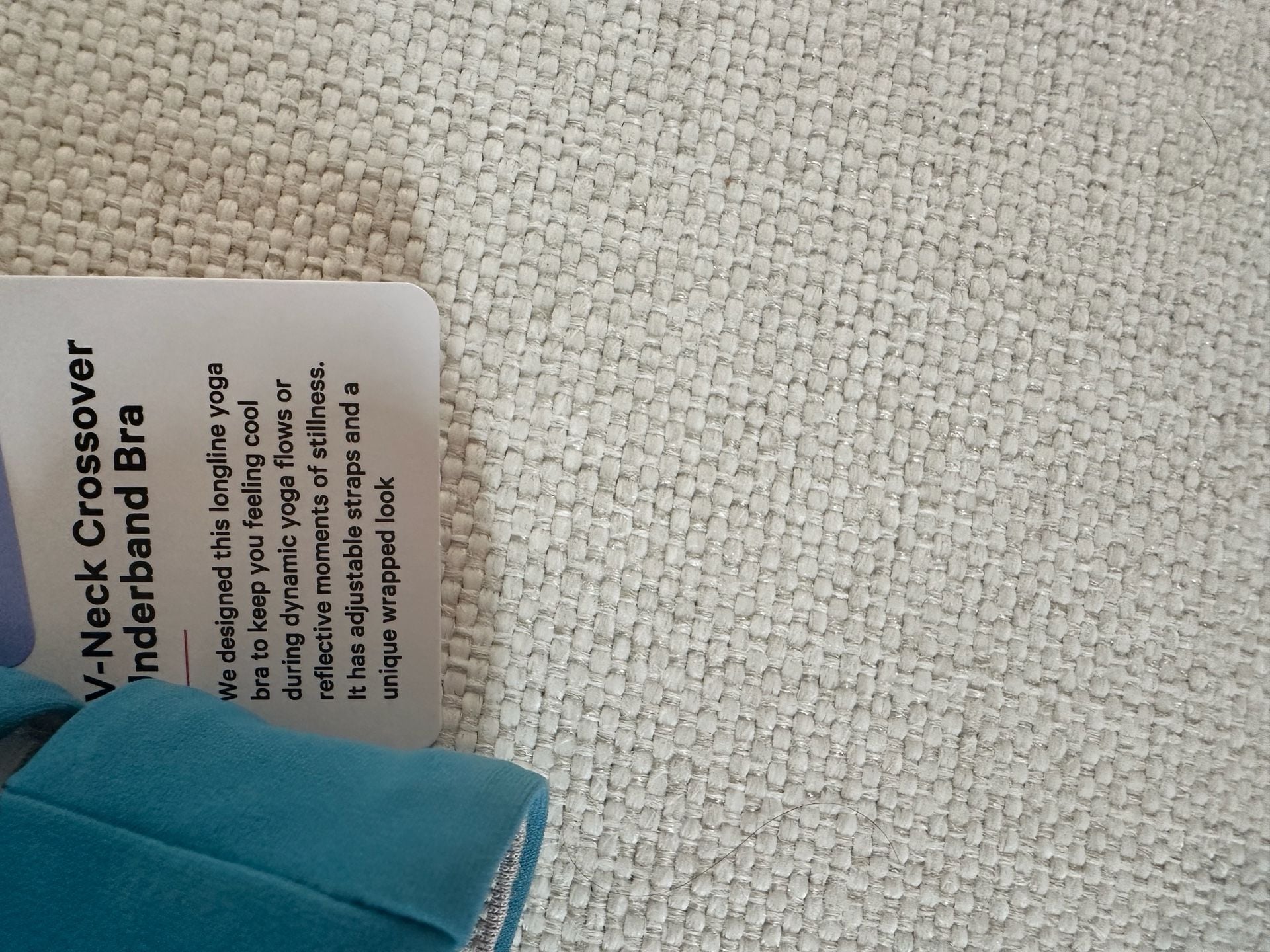 Lululemon V-Neck Crossover Underband Bra 3
